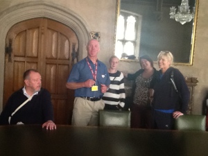 Rob guides the group through Guildhall!